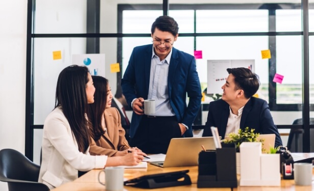 business colleagues in a conference room