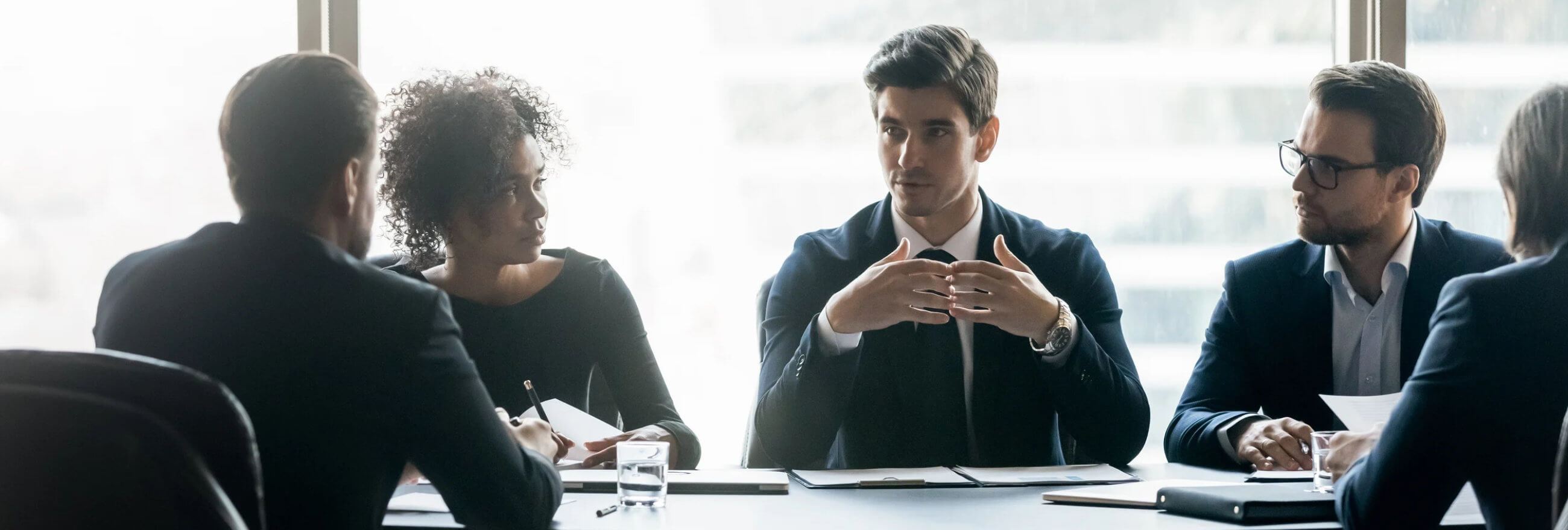 business colleagues in a meeting